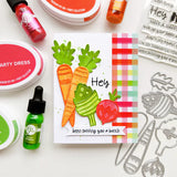 Happy Hey Sentiments 3x4 Stamp Set
