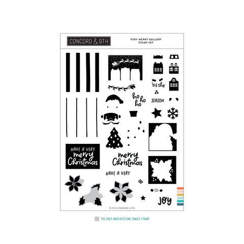 Very Merry Gallery Stamp Set (6 x 8)