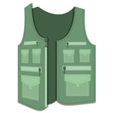 Fishing Vest A2 Card Base Honey Cuts