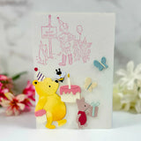 Celebration Moments Press Plates from the Say Cheese Classic Pooh Birthday Collection by Simple Stories