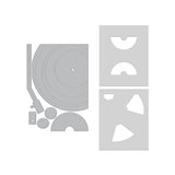 Hero Arts Drop the Needle Stencils