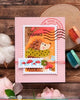 Nesting Postage Collage Greetings Stamp Set