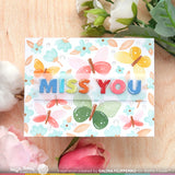 Postage Collage Spring Breeze Stencil