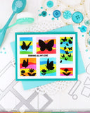 Postage Collage Wild Butterflies Stamp Set