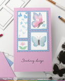 Postage Collage Mini Slimline Blocks Die