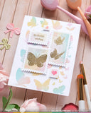 Postage Collage Wild Butterflies Stamp Set