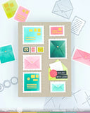 Postage Collage Miniature Die-n-stencil