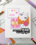 Postage Collage Miniature Die-n-stencil