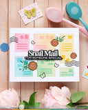 Postage Collage Mini Seals Stamp Set