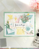 Postage Collage Mini Seals Die