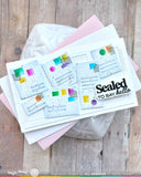 Postage Collage Mini Slimline Blocks Die