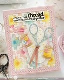Quilted Squares Texture Die