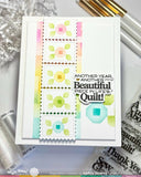 Postage Collage Sew Fun Stencil