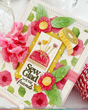 Quilted Floral Stencil