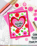 Quilted Floral Stencil