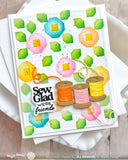 Quilted Floral Stencil