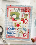 Postage Collage Sew Fun Stamp Set