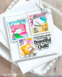 Postage Collage Sew Fun Stamp Set
