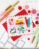 Postage Collage Sew Fun Stamp Set