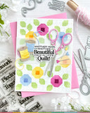 Quilted Floral Stencil