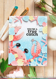 Seashell Frame Coloring Stencil
