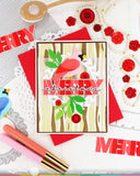 Poinsettia Frame Die