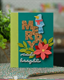 Poinsettia Frame Die