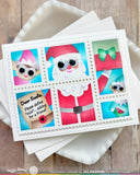 Postage Collage Dear Santa Stencil