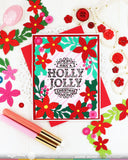 Poinsettia Frame Die
