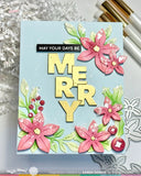 Poinsettia Frame Die