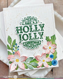 Poinsettia Frame Die
