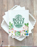 Poinsettia Frame Sentiments Combo