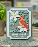Poinsettia Frame Die