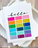 Script Greetings Stamp Set