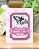 Butterfly Trio Coloring Stencil