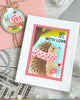 Nesting Postage Collage Mush Love Stencil