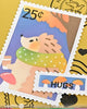 Nesting Postage Collage Stamp Set