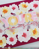 Overlapping You're Die-n-stencil