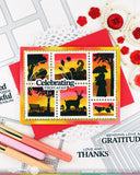 Postage Collage Autumn Sunset Stamp Set