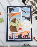 Postage Collage Autumn Sunset Stamp Set