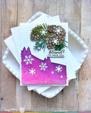 Snowcapped Pinecone Details Stamp Set