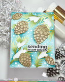 Snowcapped Pinecone Details Stamp Set
