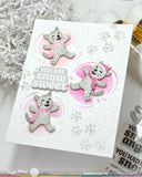 Snow Angel Cat Duo Die-n-stencil