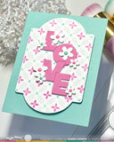 Dashed Lattice Dots Stencil