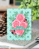 Dashed Lattice Dots Stencil