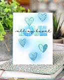 Overlapping Love Additions Stamp Set
