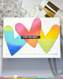 Double Stitched Hearts Die