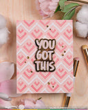 Happy Chevrons Texture Die