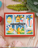 Postage Collage Egg Hunt Stamp Set