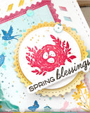 Postage Collage Spring Silhouettes Stamp Set